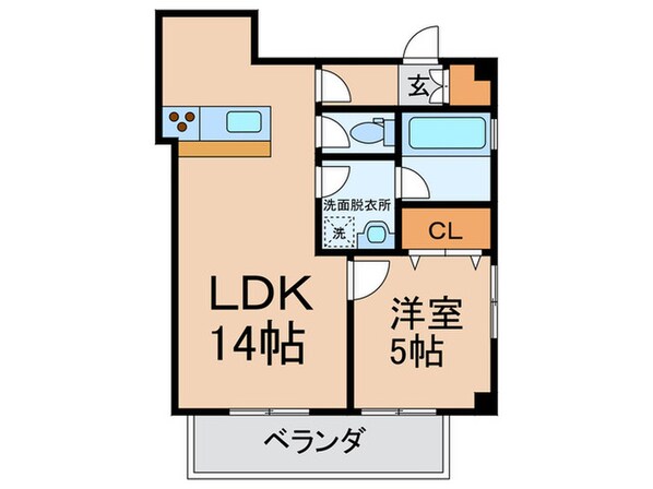 メゾン入舩の物件間取画像